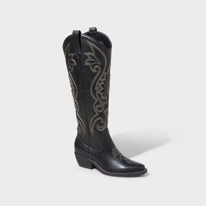 Women's Kenzi Tall Western Boots with Memory Foam Insole - Wild Fable
